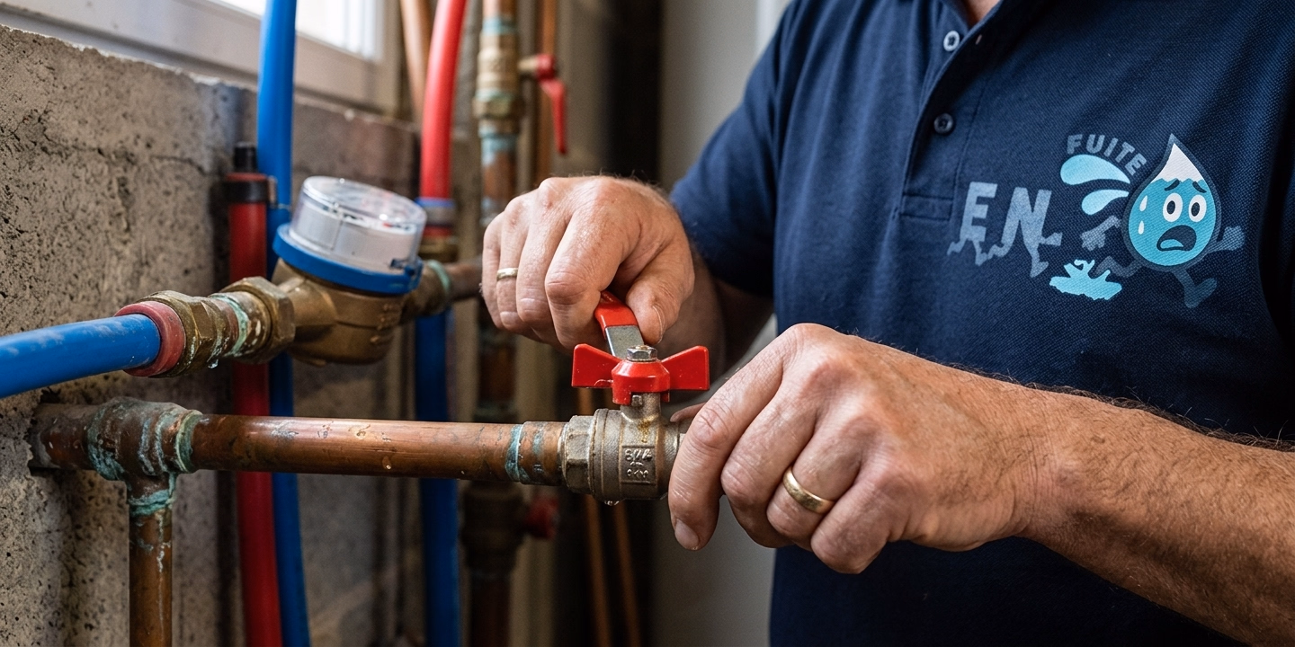 Comment couper l'eau en urgence : guide complet