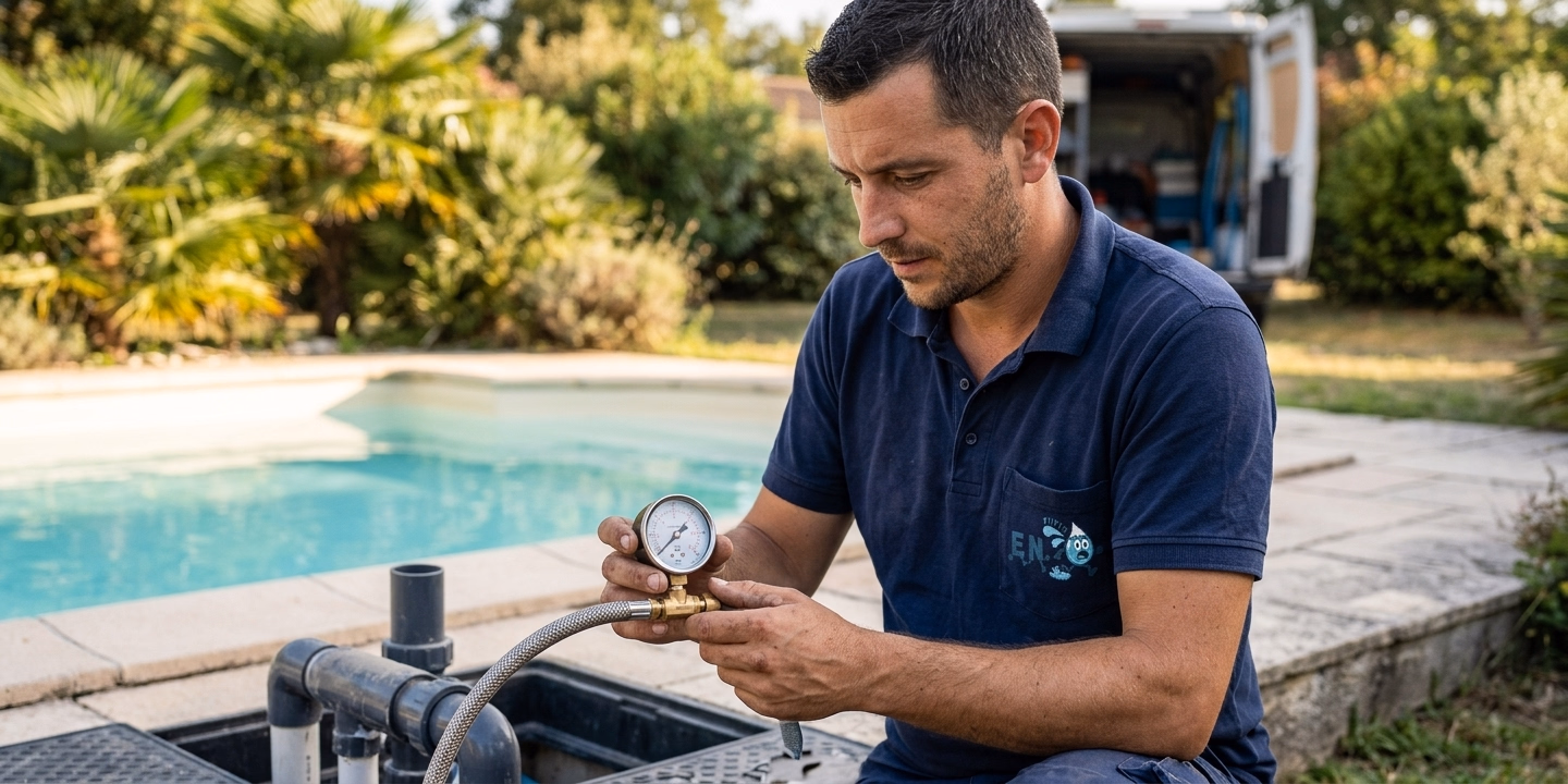 Test de pression piscine : confirmer une fuite sur les canalisations